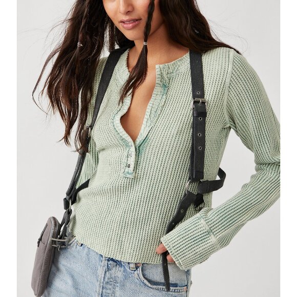 🎉LAST CHANCE🎉 FREE PEOPLE Jet Pack Blues Harness / Black - Picture 3 of 7